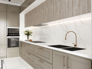 Керамогранит Buono Ceramica Marble Carrara Livia Glossy арт. M4401P (60x120) полированный